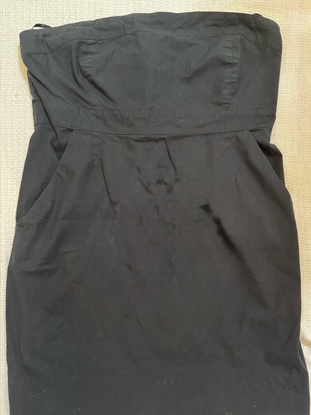 Strapless Little Black Dress